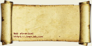 Jelena Adamović vizit kartica